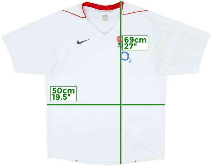 2009-11 England Rugby Home Shirt - 7/10 - (M)