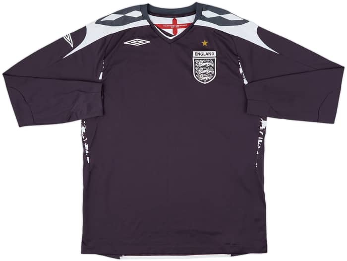 2007-09 England GK Shirt - 5/10 - (L)