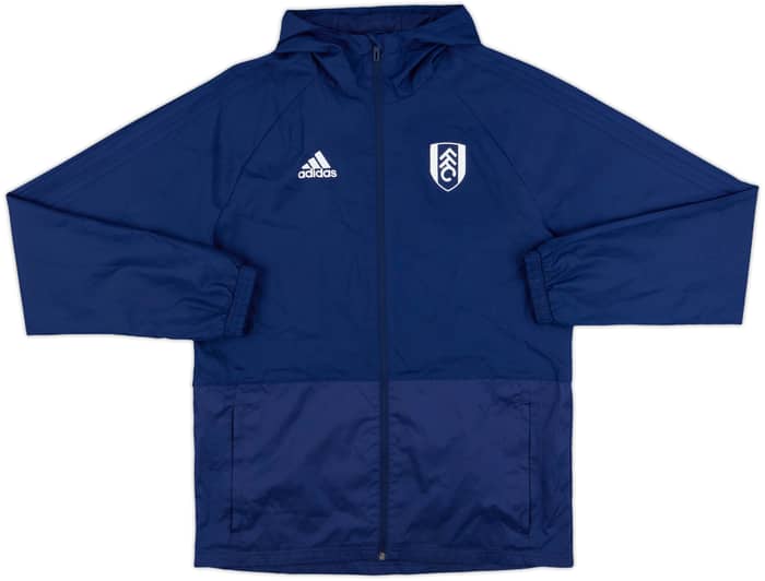 2017-18 Fulham adidas Hooded Rain Jacket - 8/10 - (M)