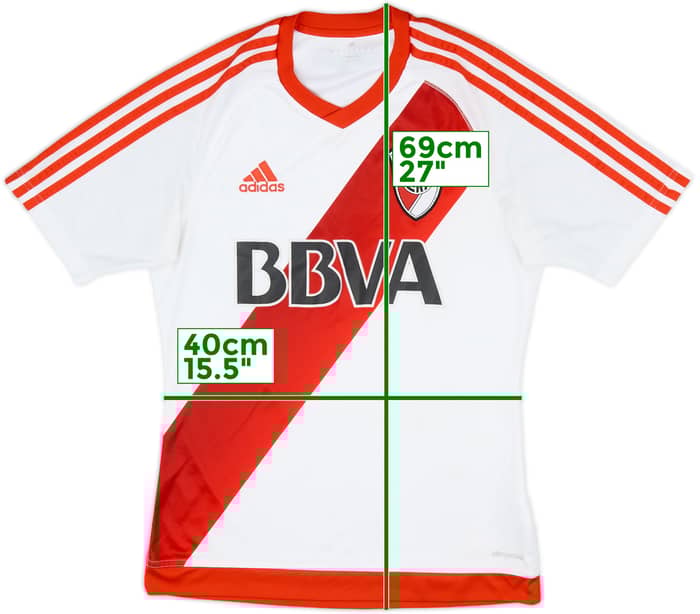 2016-17 River Plate Home Shirt - 8/10 - (S)