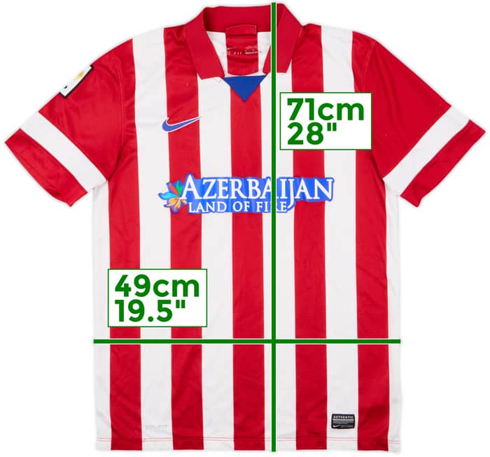 2013-14 Atletico Madrid Home Shirt - 7/10 - (M)