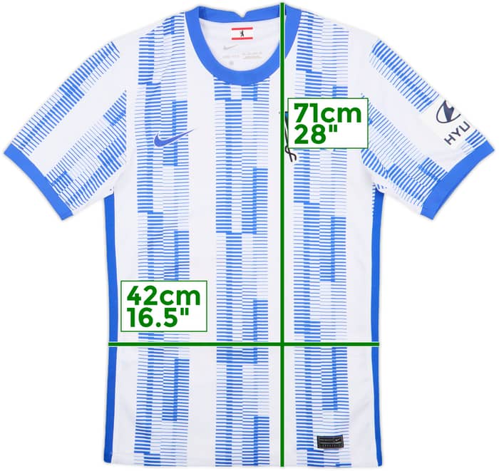 2021-22 Hertha Berlin Home Shirt - 8/10 - (XS)