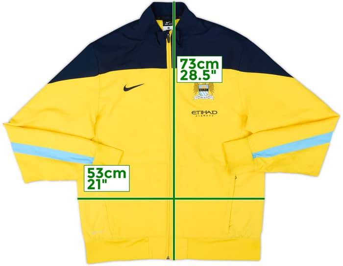 2014-15 Manchester City Nike Track Jacket - 8/10 - (M)