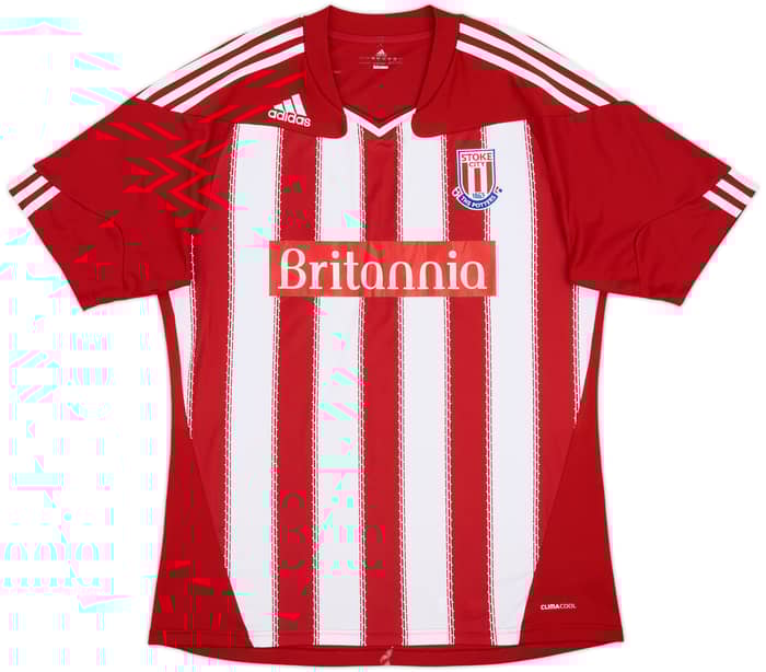 2010-11 Stoke City Home Shirt Delap #24 - 6/10 - (L)