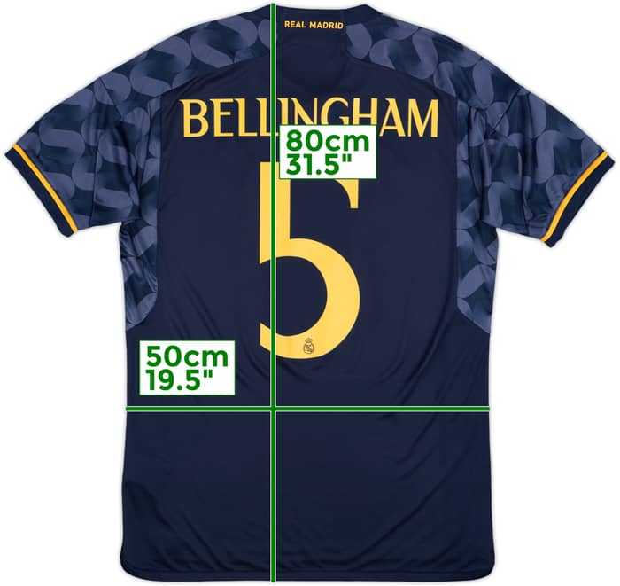 2023-24 Real Madrid Away Shirt Bellingham #5 - 10/10 - (M)