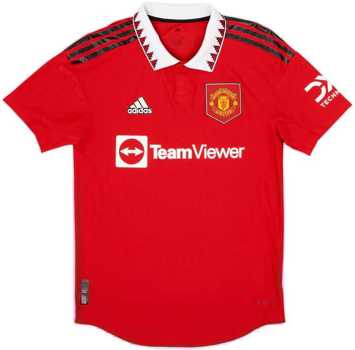 2022-23 Manchester United Authentic Home Shirt Ronaldo #7 - 8/10 - (S)