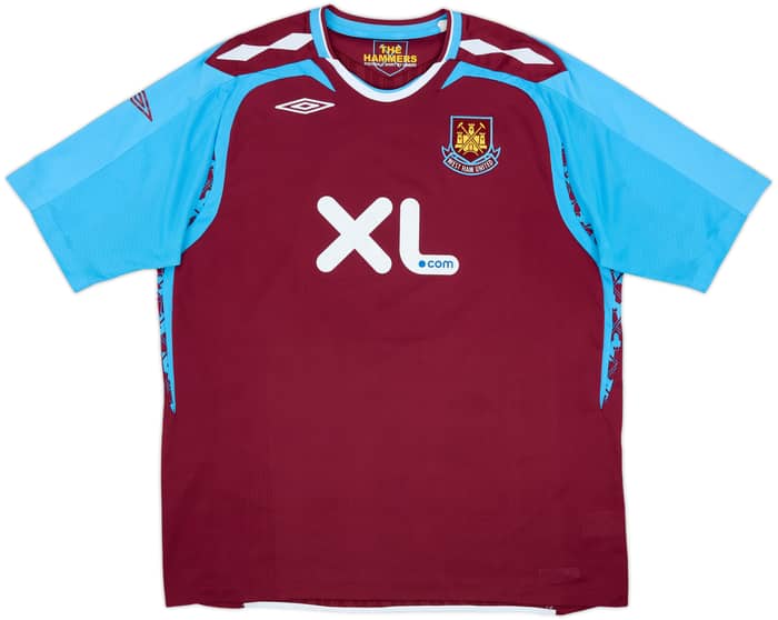 2007-08 West Ham Home Shirt Noble #16 - 6/10 - (XXL)
