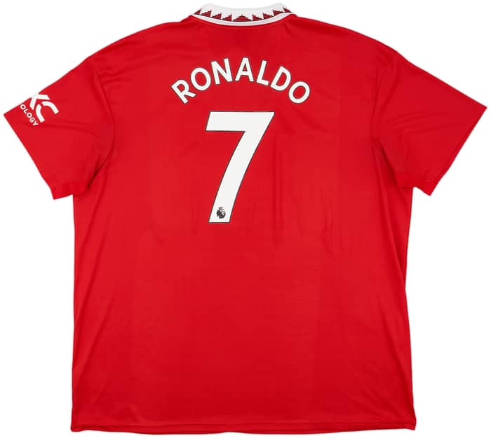 2022-23 Manchester United Home Shirt Ronaldo #7 - 9/10 - (3XL)