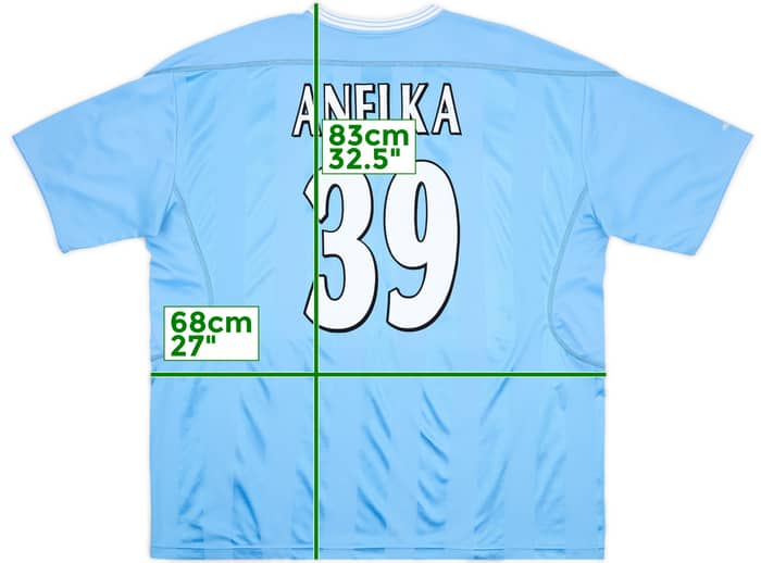 2003-04 Manchester City Home Shirt Anelka #39 - 8/10 - (XXL)