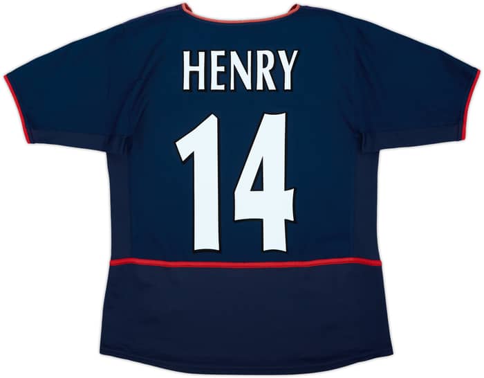 2002-04 Arsenal Away Shirt Henry #14 - 6/10 - (XL.Boys)