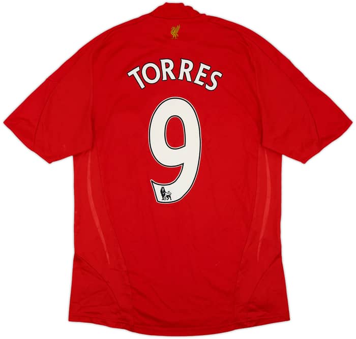 2008-10 Liverpool Home Shirt Torres #9 - 6/10 - (M)