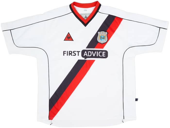 2002-03 Manchester City Away Shirt Goater #10 - 10/10 - (XL)