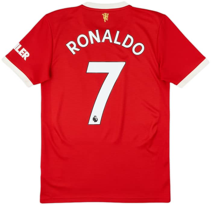 2021-22 Manchester United Home Shirt Ronaldo #7 - 6/10 - (S)