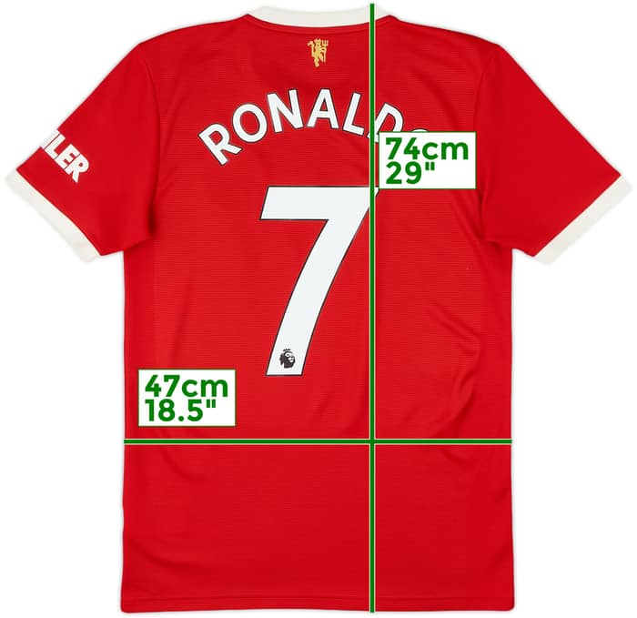 2021-22 Manchester United Home Shirt Ronaldo #7 - 6/10 - (S)