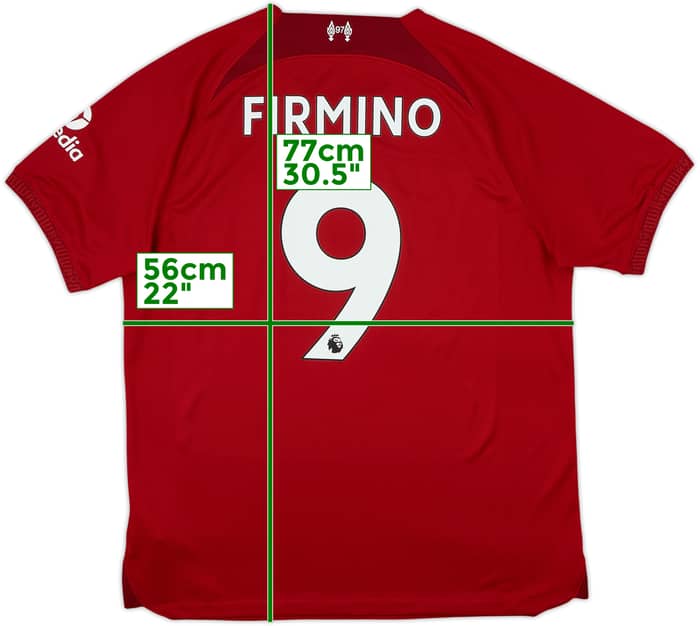 2022-23 Liverpool Home Shirt Firmino #9 - 10/10 - (L)