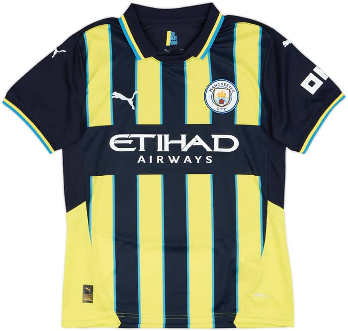 2024-25 Manchester City Away Shirt Haaland #9 - 8/10 - (M)