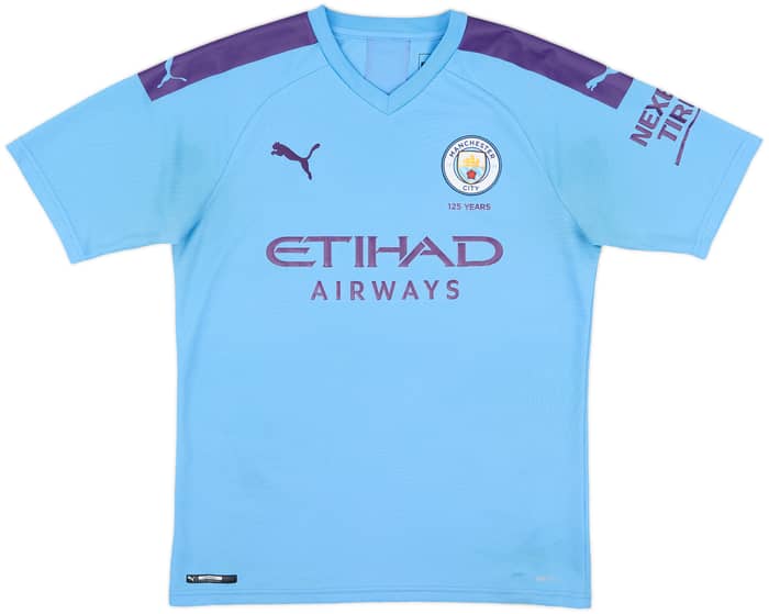2019-20 Manchester City Home Shirt De Bruyne #17 - 8/10 - (M)