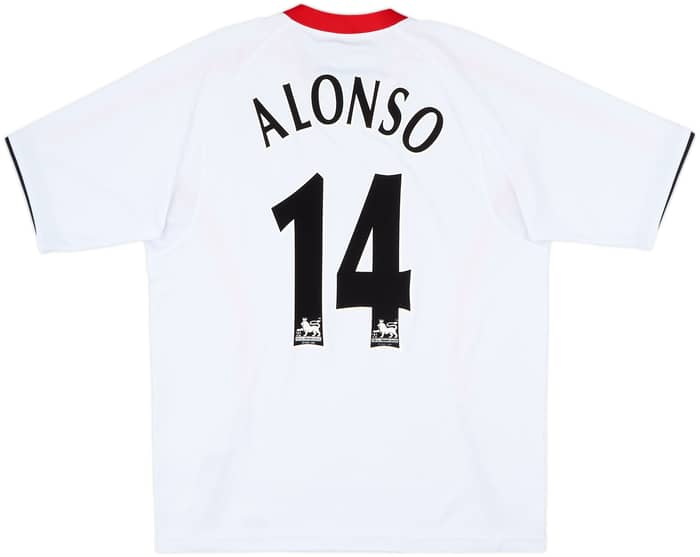 2005-06 Liverpool Away Shirt Alonso #14 - 8/10 - (L)