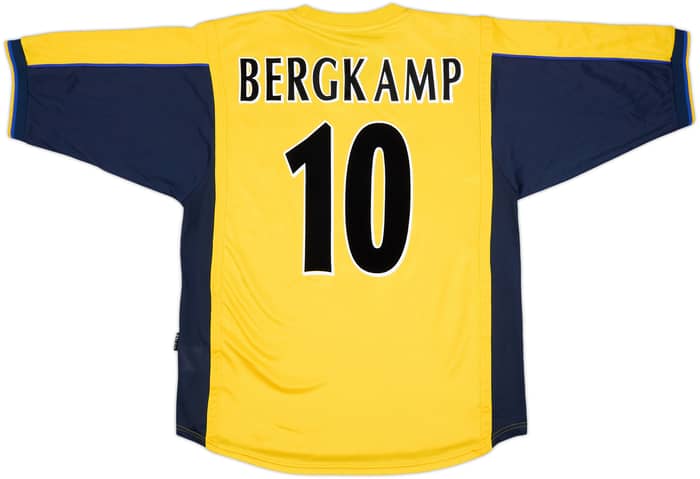1999-01 Arsenal Away Shirt Bergkamp #10 - 8/10 - (L)
