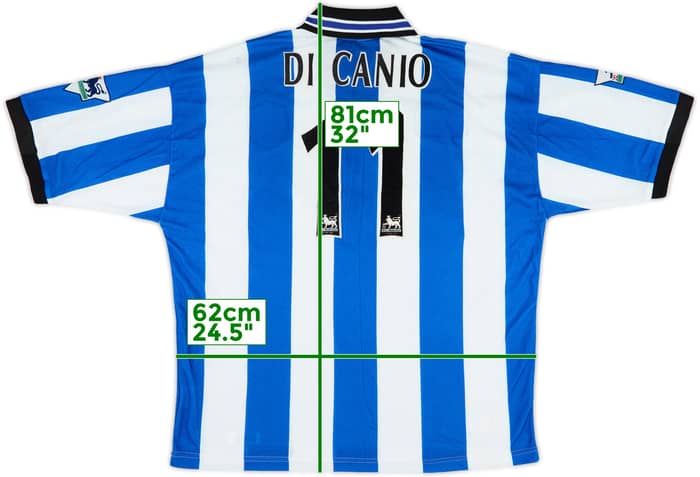 1997-99 Sheffield Wednesday Home Shirt Di Canio #11 - 7/10 - (XL)