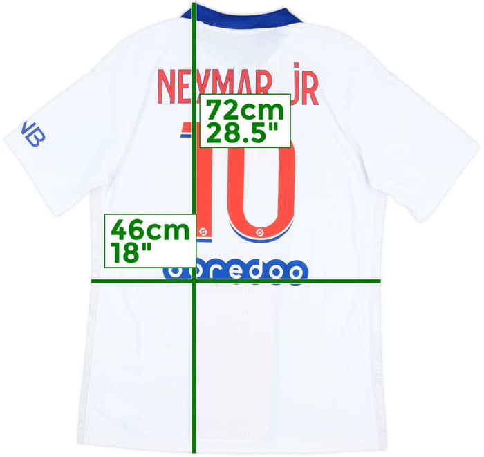 Camiseta auténtica de visitante del Paris Saint-Germain 2020-21 Neymar Jr #10 - 6/10 - (M)