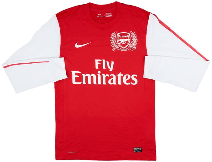 2011-12 Arsenal Home L/S Shirt Nasri #8 - 8/10 - (S)