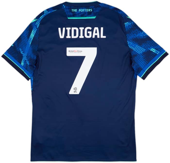 2023-24 Stoke City Away Shirt Vidigal #7 - 10/10 - (XL)
