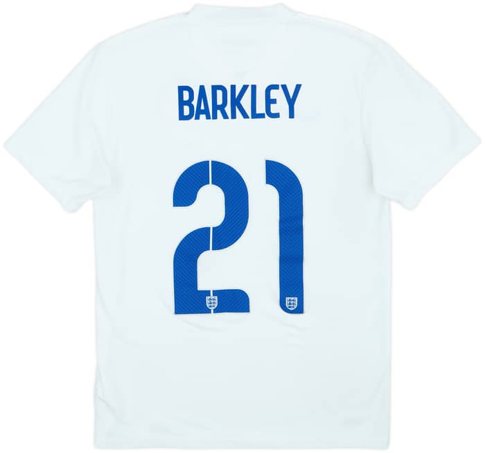 2014-15 England Home Shirt Barkley #21 - 8/10 - (S)