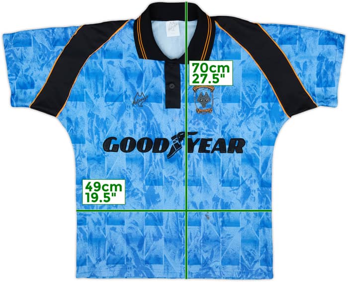 1992-94 Wolves Away Shirt - 6/10 - (M)