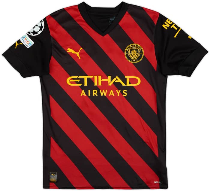 2022-23 Manchester City Away Shirt Haaland #9 - 9/10 - (S)