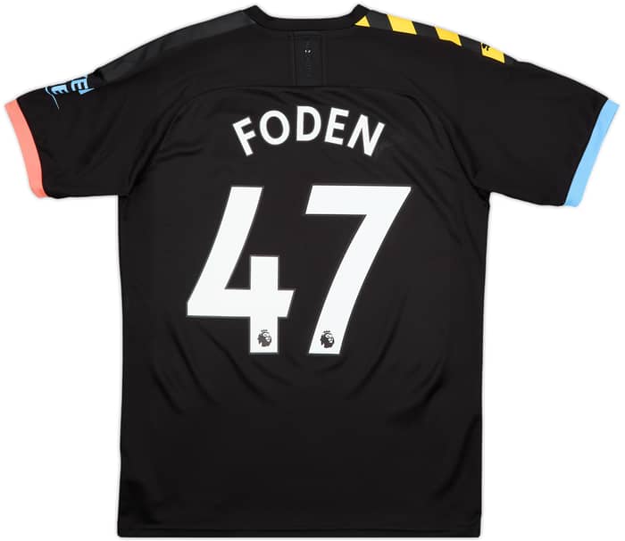 2019-20 Manchester City Away Shirt Foden #47 - 9/10 - (M)