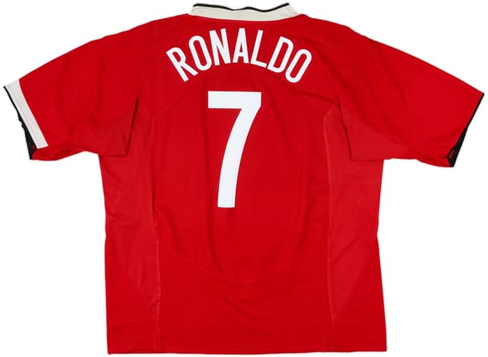 2004-06 Manchester United Home Shirt Ronaldo #7 - 6/10 - (XL)