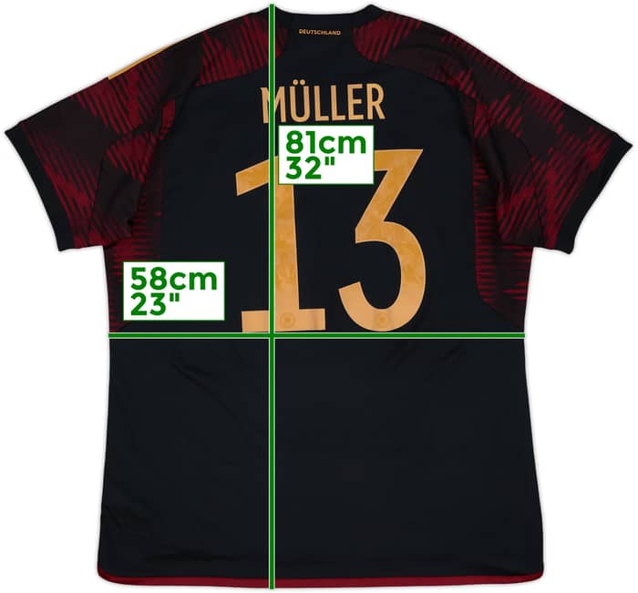 2022-23 Germany Away Shirt Muller #13 - 9/10 - (XL)