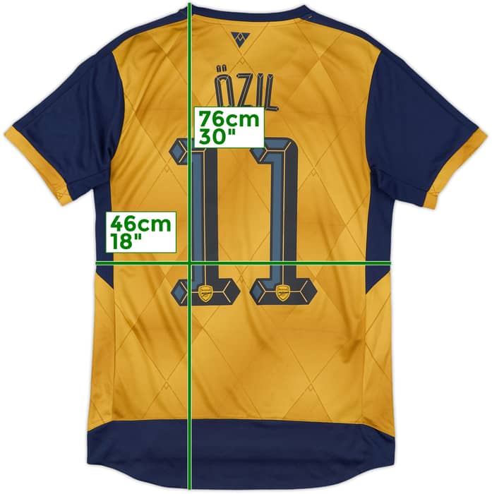 2015-16 Arsenal Away Shirt Ozil #11 - 9/10 - (S)