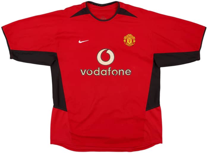 2002-04 Manchester United Home Shirt Ronaldo #7 - 6/10 - (L)