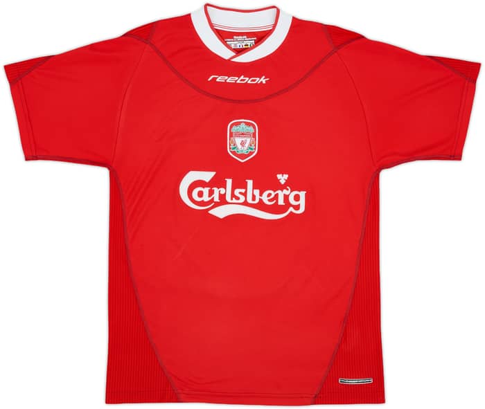 2002-04 Liverpool Home Shirt Gerrard #17 - 6/10 - (S)