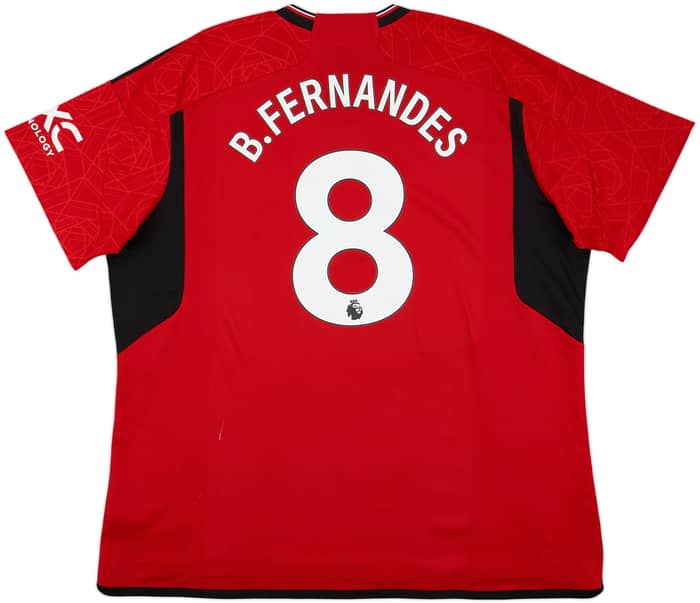 2023-24 Manchester United Home Shirt B.Fernandes #8 - 10/10 - (3XL)