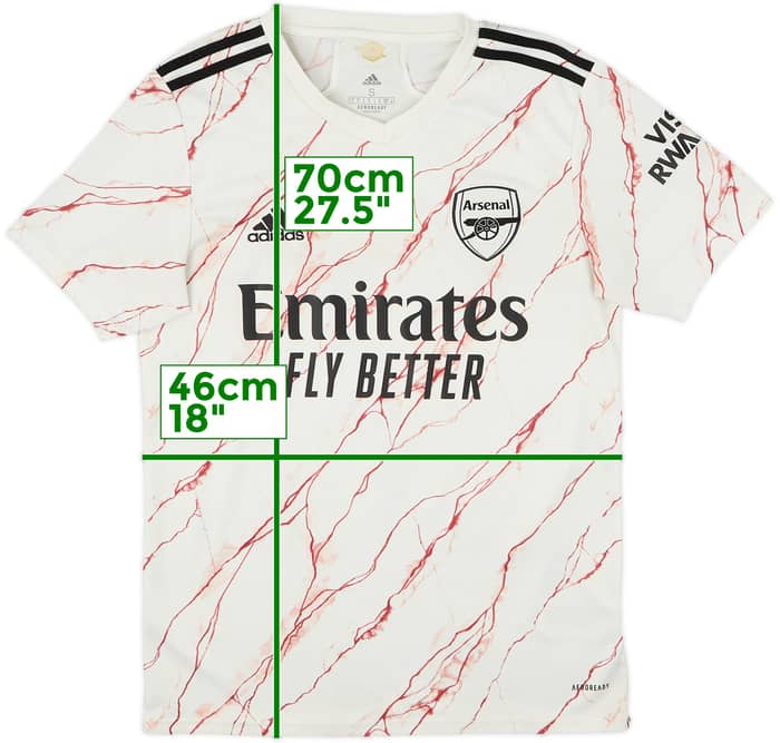 2020-21 Arsenal Away Shirt Saka #7 - 6/10 - (S)