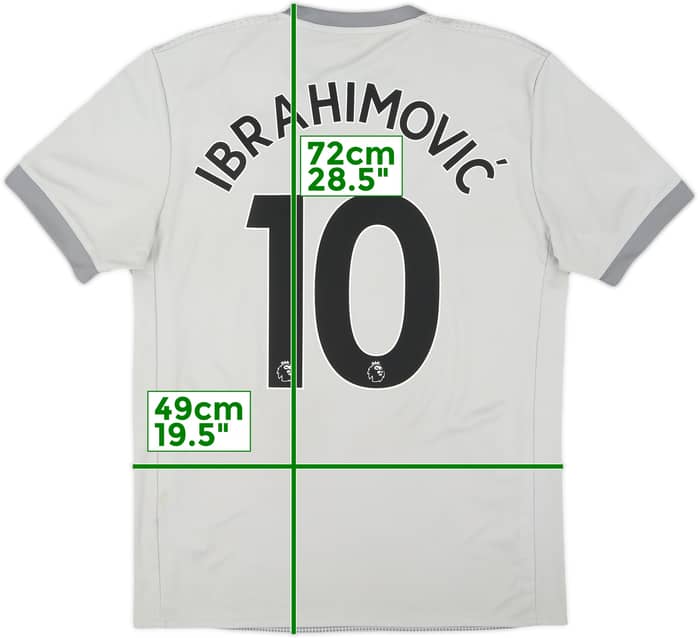 2017-18 Manchester United Third Shirt Ibrahimovic #10 - 10/10 - (M)
