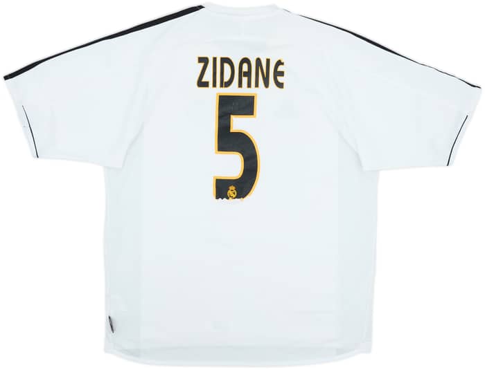2003-04 Real Madrid Home Shirt Zidane #5 - 5/10 - (M)