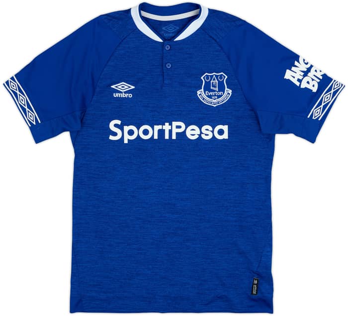2018-19 Everton Home Shirt Baines #3 - 8/10 - (S)