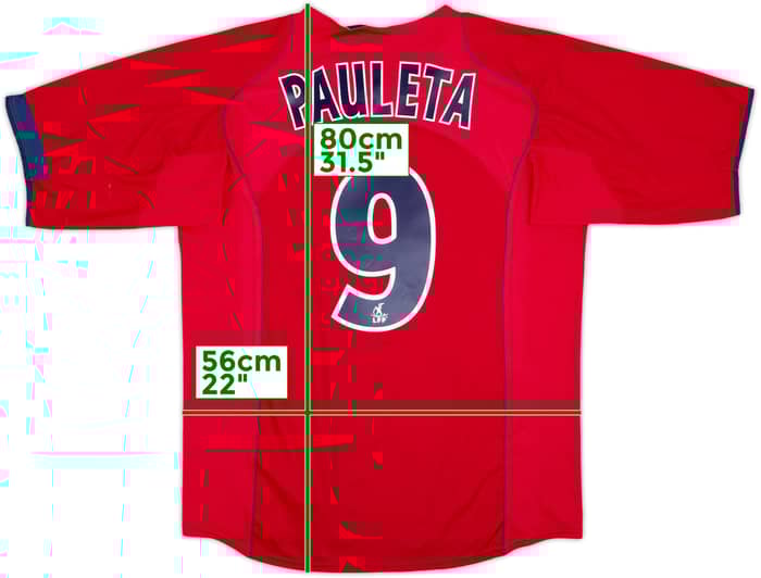 2004-05 Paris Saint-Germain Away Shirt Pauleta #9 - 8/10 - (L)