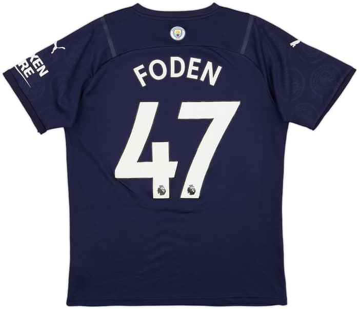 2021-22 Manchester City Third Shirt Foden #47 - 8/10 - (M)