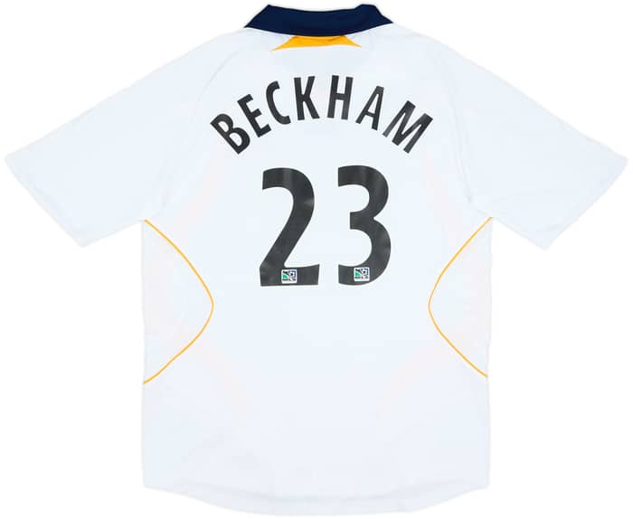 2007-08 LA Galaxy Home Shirt Beckham #23 - 8/10 - (L)