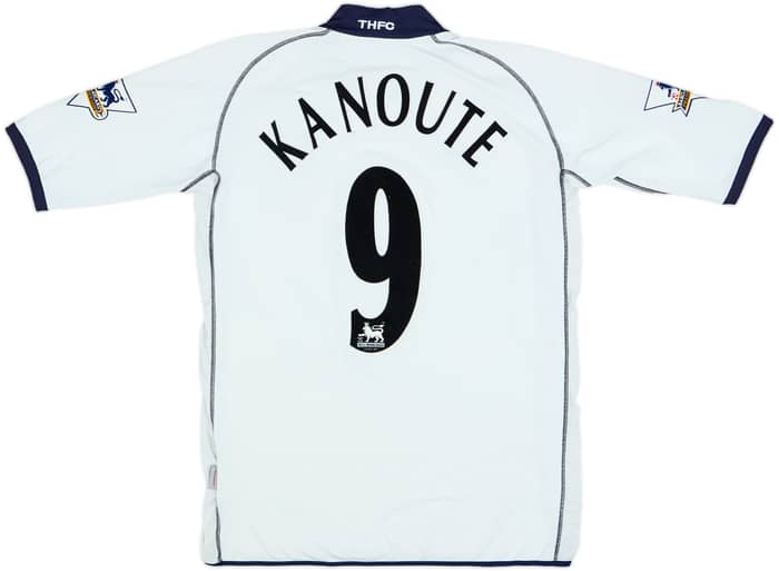 2002-04 Tottenham Home Shirt Kanoute #9 - 7/10 - (L)