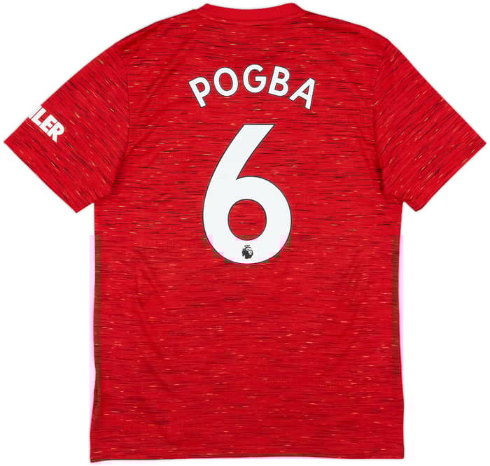 2020-21 Manchester United Home Shirt Pogba #6 - 8/10 - (M)