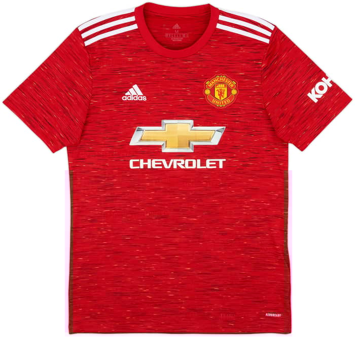 2020-21 Manchester United Home Shirt Pogba #6 - 8/10 - (M)