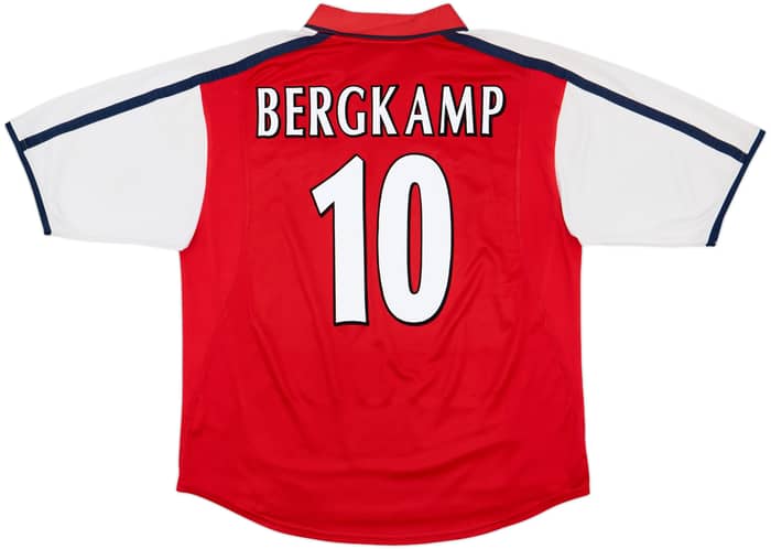 2000-02 Arsenal Home Shirt Bergkamp #10 - 6/10 - (XL)