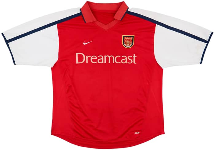 2000-02 Arsenal Home Shirt Bergkamp #10 - 6/10 - (XL)