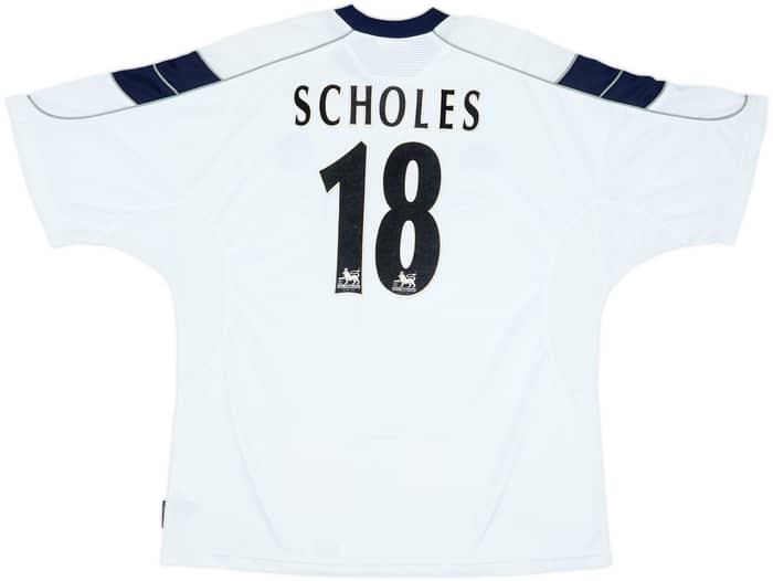 1999-00 Manchester United Third Shirt Scholes #18 - 8/10 - (XXL)